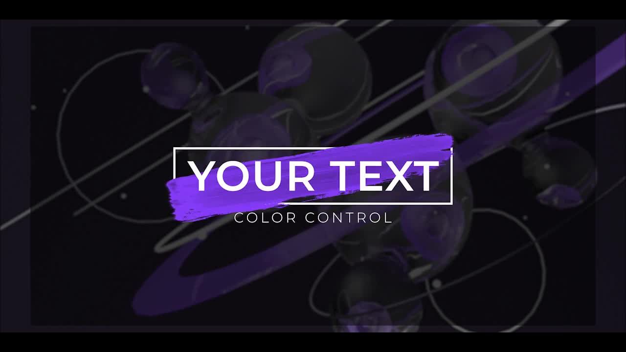 9个专业设计的全屏标题动画素材库精选AE模板