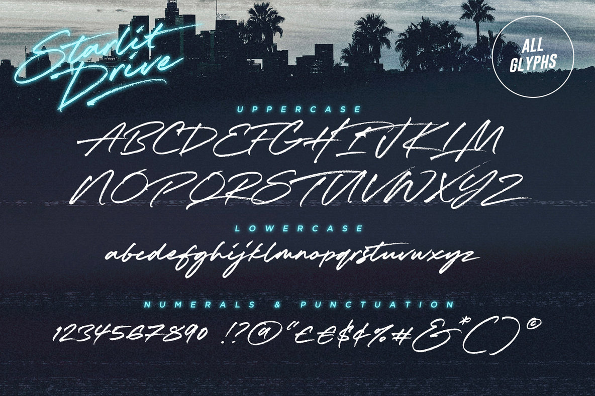 Starlit Drive Font Family插图7