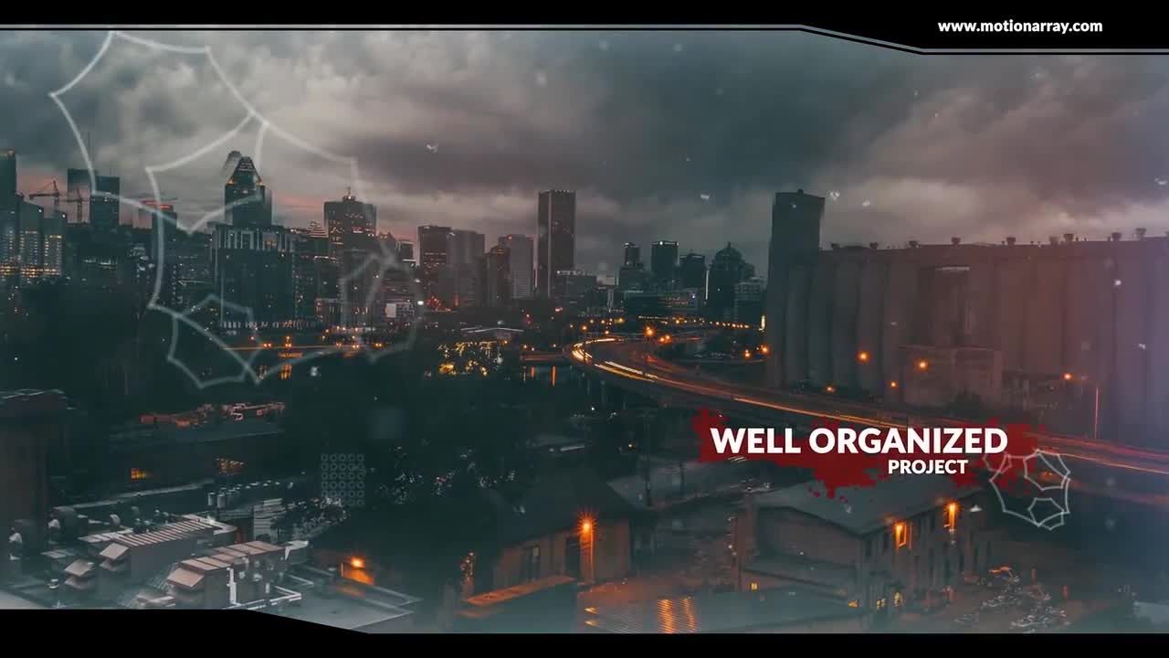 原始城市动画制作素材库精选AE模板