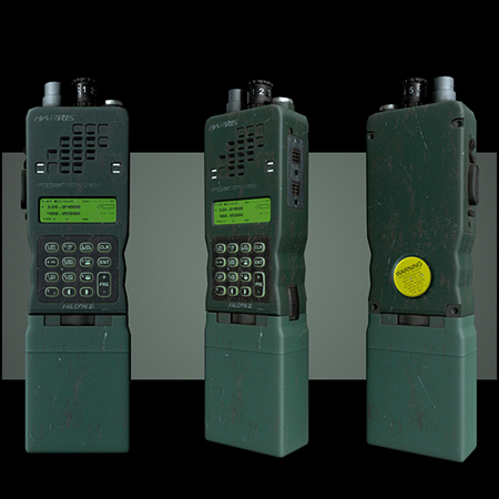 哈里斯猎鹰三号电台无线电台素材之家精选3D模型