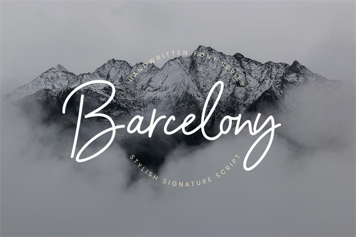 Barcelony font插图
