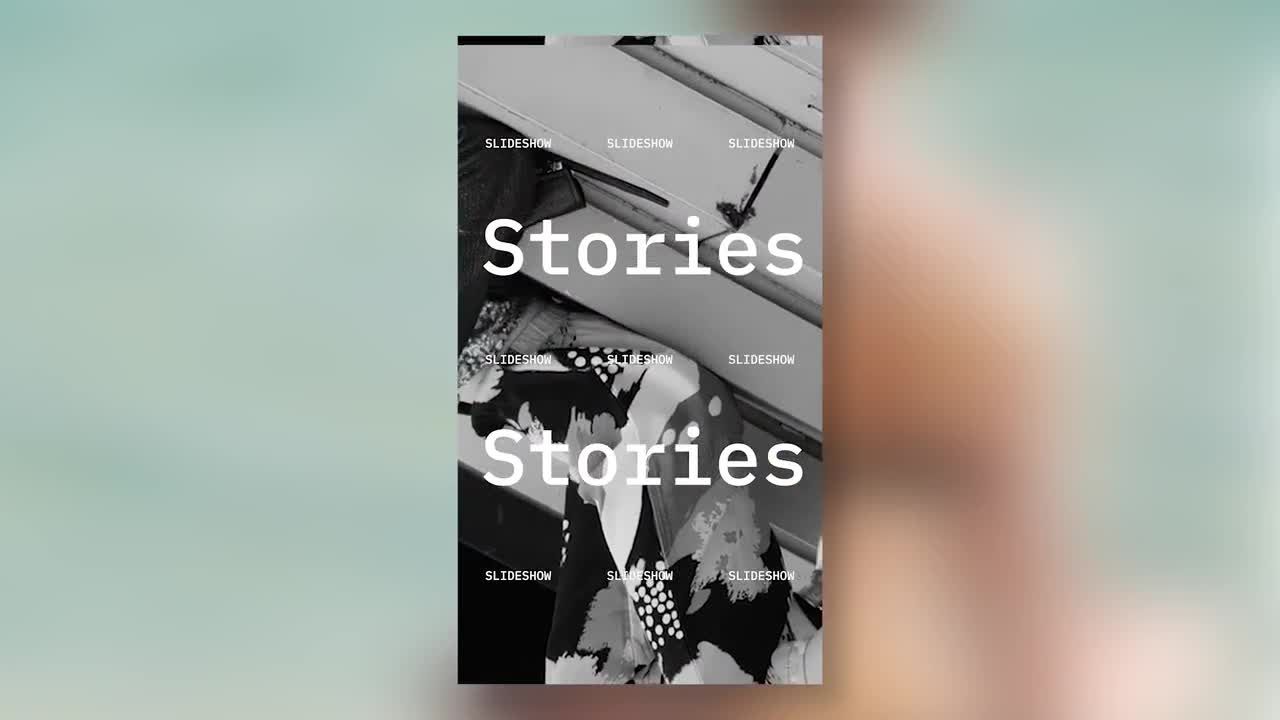 Instagram故事促销幻灯片素材库精选Pr模板