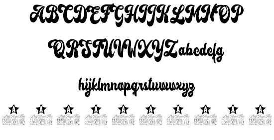 Lost Sunset Personal Use font插图2 Lost Sunset Personal Use font插图2