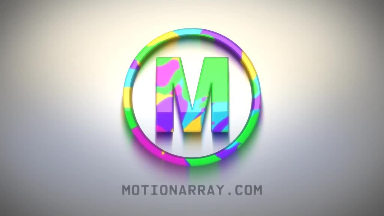 艺术和古怪外观绘画徽标显示素材库精选AE模板