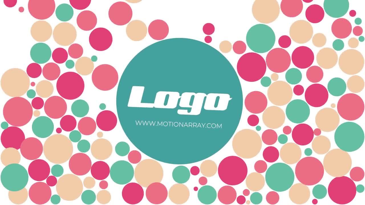 彩球标志logo展示素材库推荐PR模板