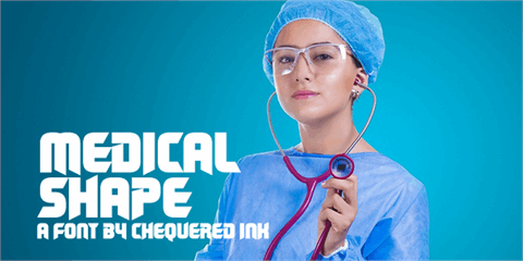 Medical Shape font素材之家精选英文字体