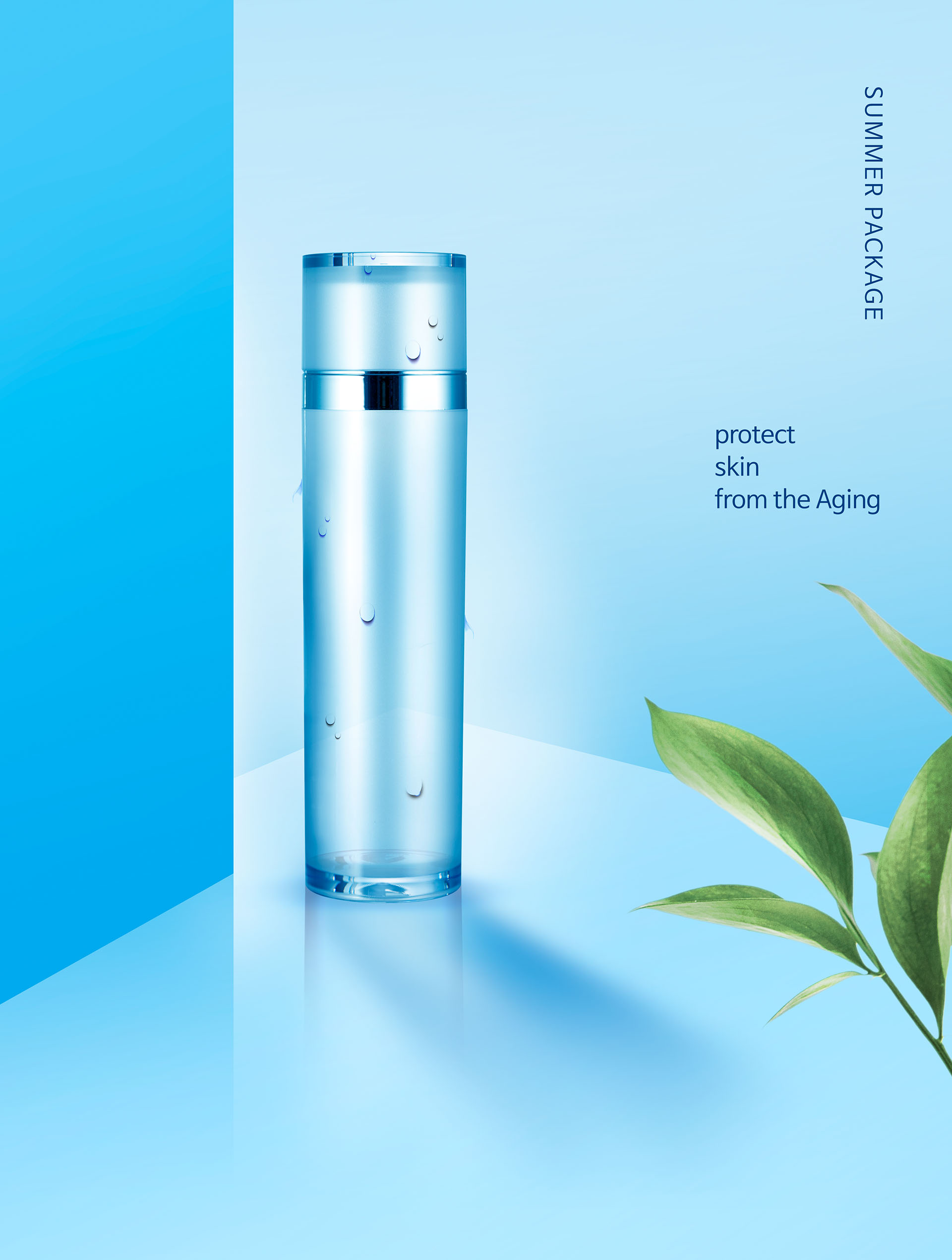 时尚简约化妆品海报模板素材库精选美妆广告PSD下载插图(2)