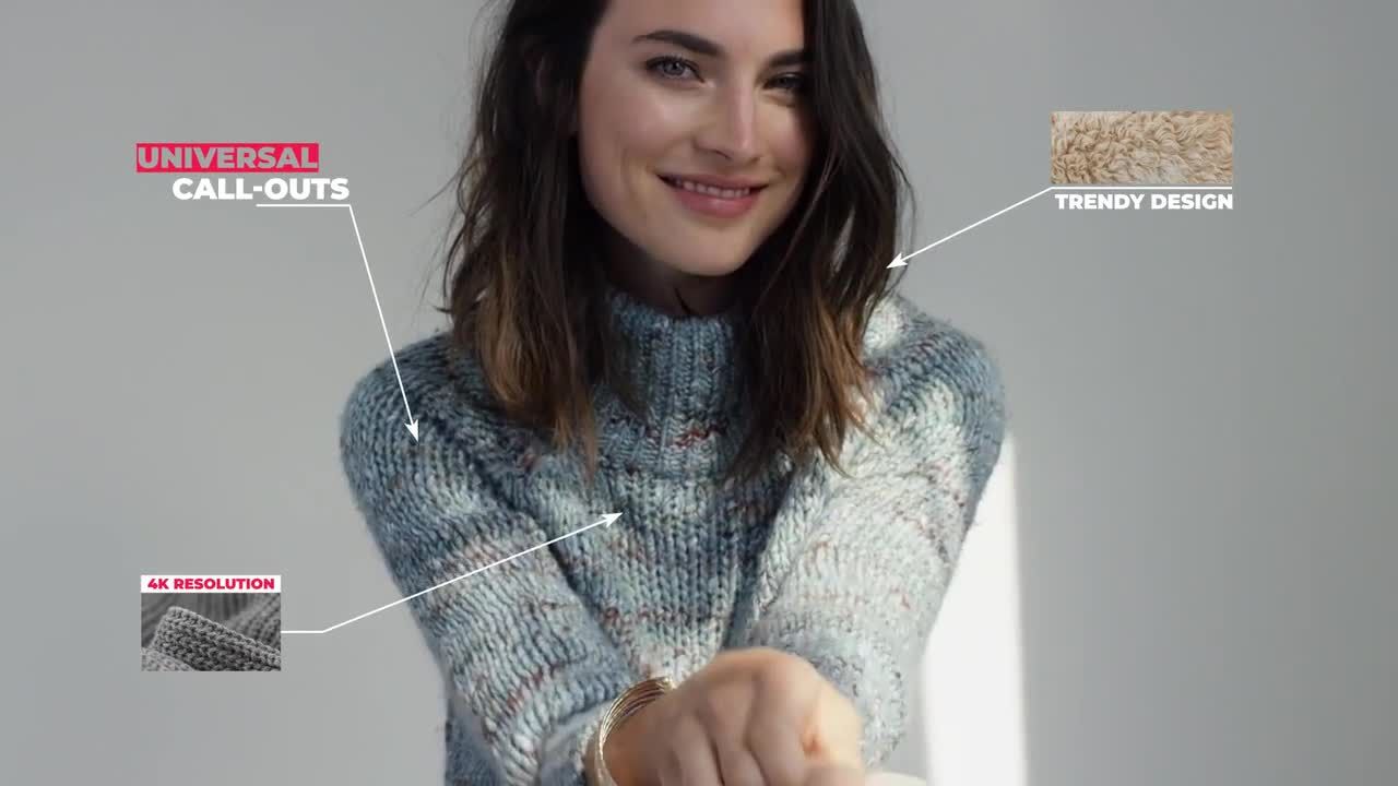 独特创意动画标注标题和测量线元素展示产品动态素材库精选AE模板