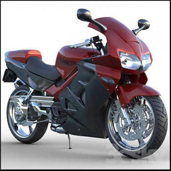 本田Honda VFR 801摩托车素材之家精选3D模型