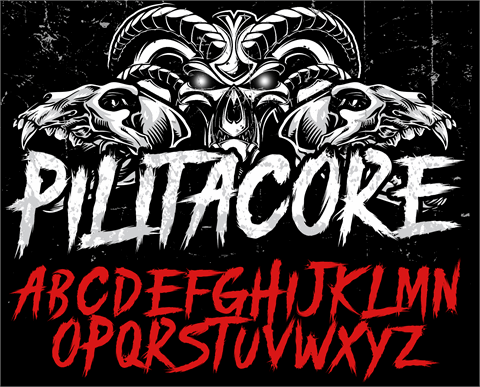 PILITACORE DEMO font素材之家精选英文字体