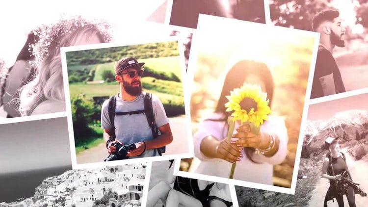 平滑过渡效果照片素材库精选AE模板