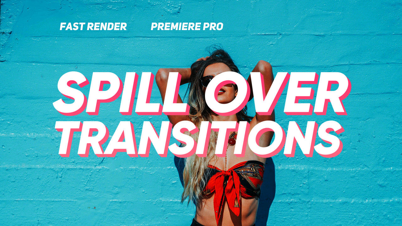 溢出过渡效果的商业派对宣传片Pr模板