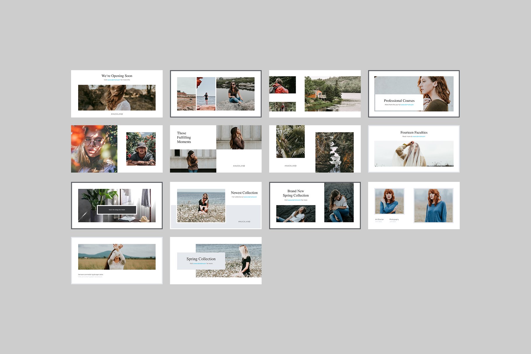 生活摄影社交媒体贴图模板素材库精选 Auckland Social Media Templates插图(8)