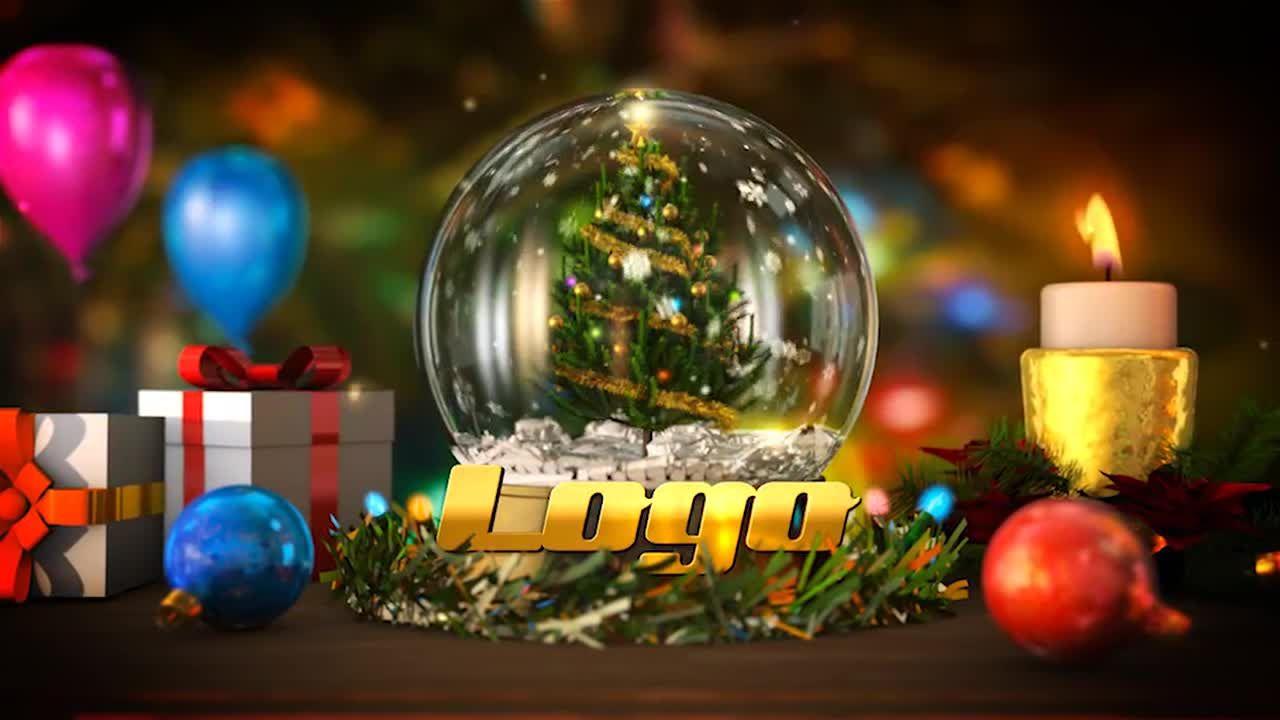 温馨热情的圣诞节场景素材库精选AE模板