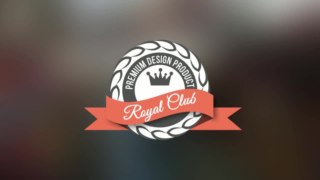 12个复古标签动画素材库精选AE模板