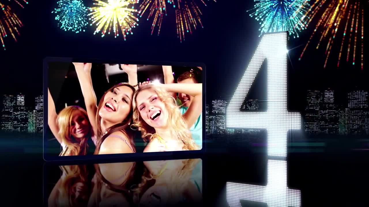 精美的AE新年快乐模板New Years