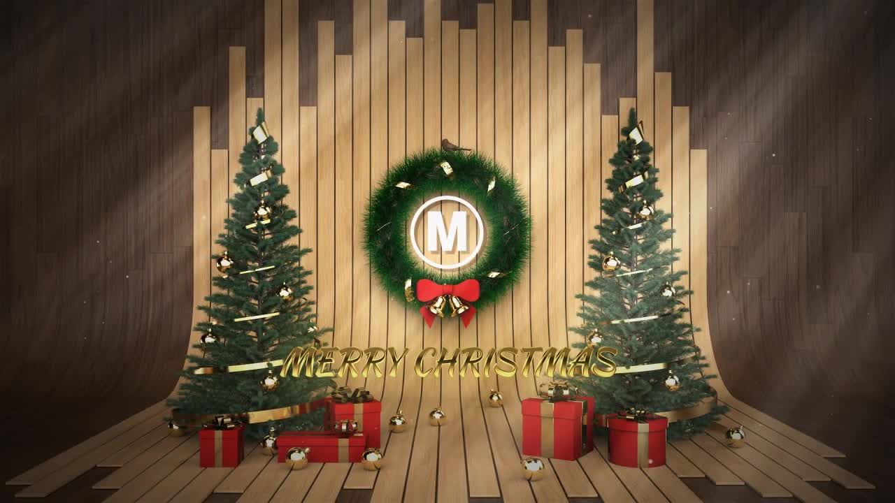 华丽时尚精美的3D圣诞节场景素材库精选AE模板