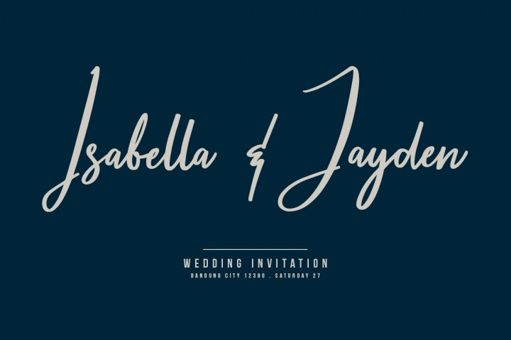 Smith Allison Signature Font插图1