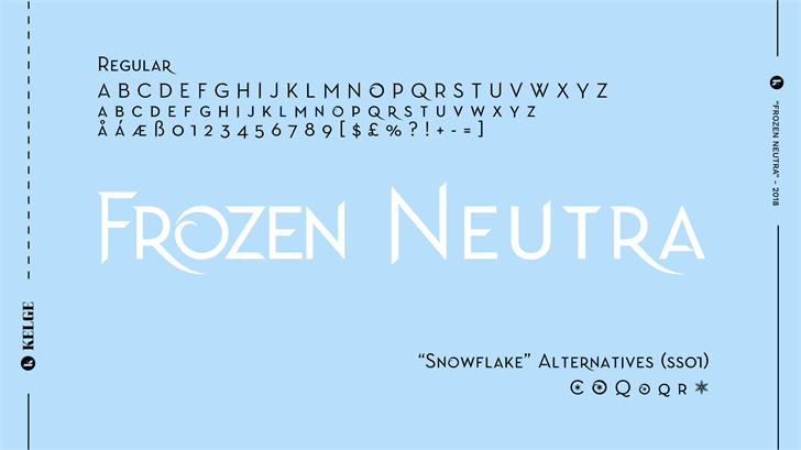 Frozen Neutra font插图
