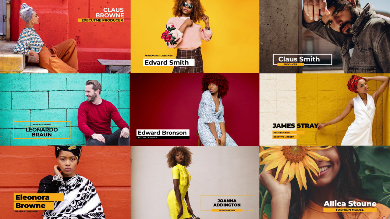 创意动画低三分之一集合幻灯片素材库精选AE模板