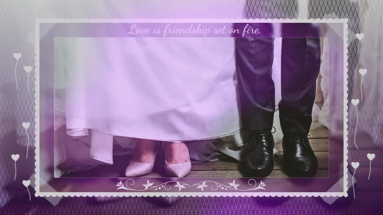 婚礼记忆幻灯片PR模板