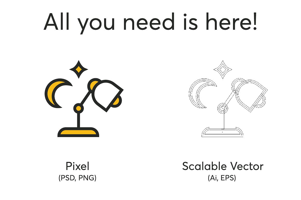 48枚办公类图标(Ai, EPS, PNG, SVG, PSD 多格式)插图(1)