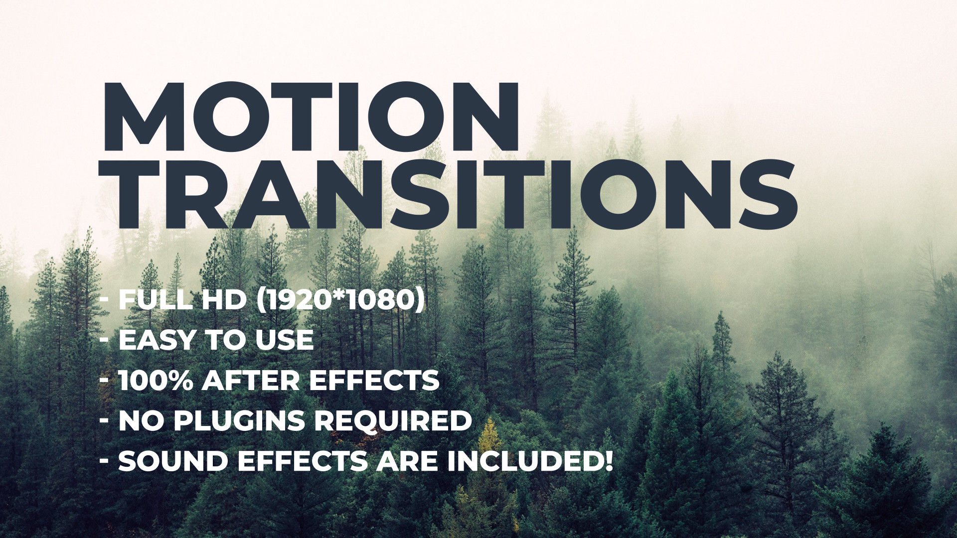 快速梦幻电影预告运动转换素材库精选AE模板