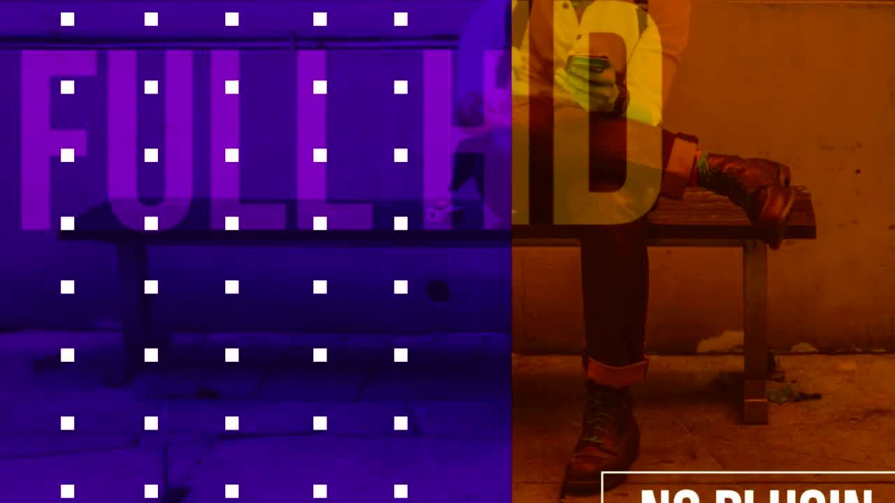 独特的外观和模块化结构的AE幻灯片模板