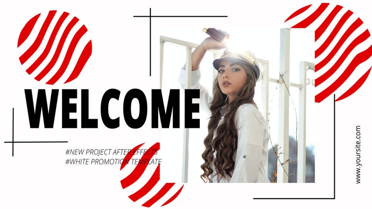 白色推广创造性素材库精选AE模板