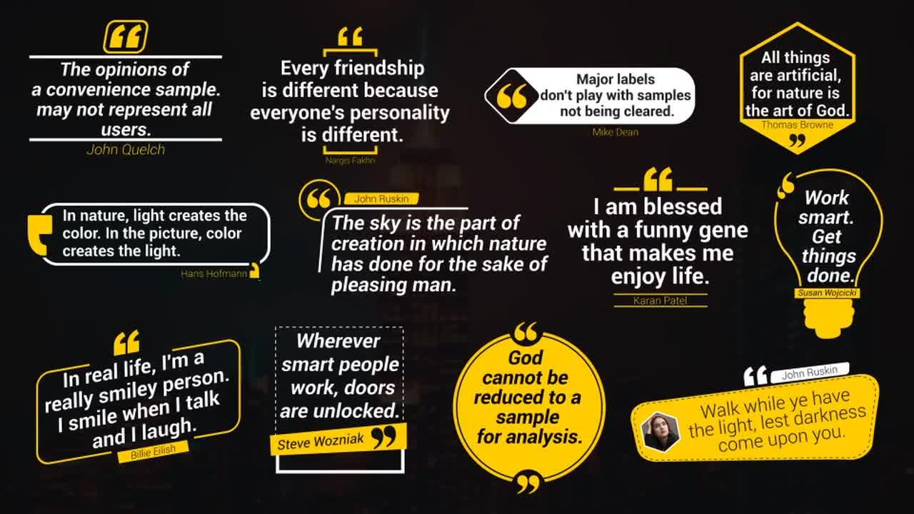 引用下三分之一标题展示素材库精选AE模板