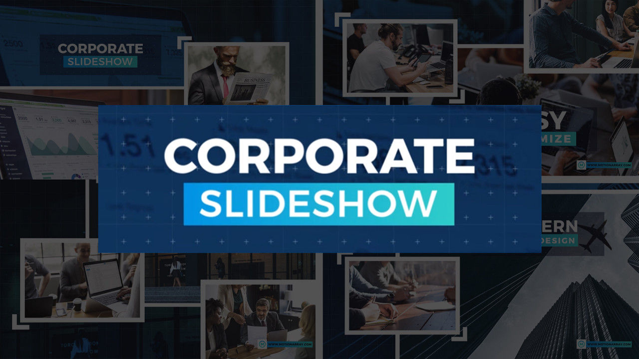 企业活动视频幻灯片素材库精选AE模板