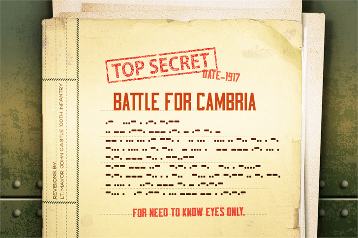 Bootcamp Morsecode font插图