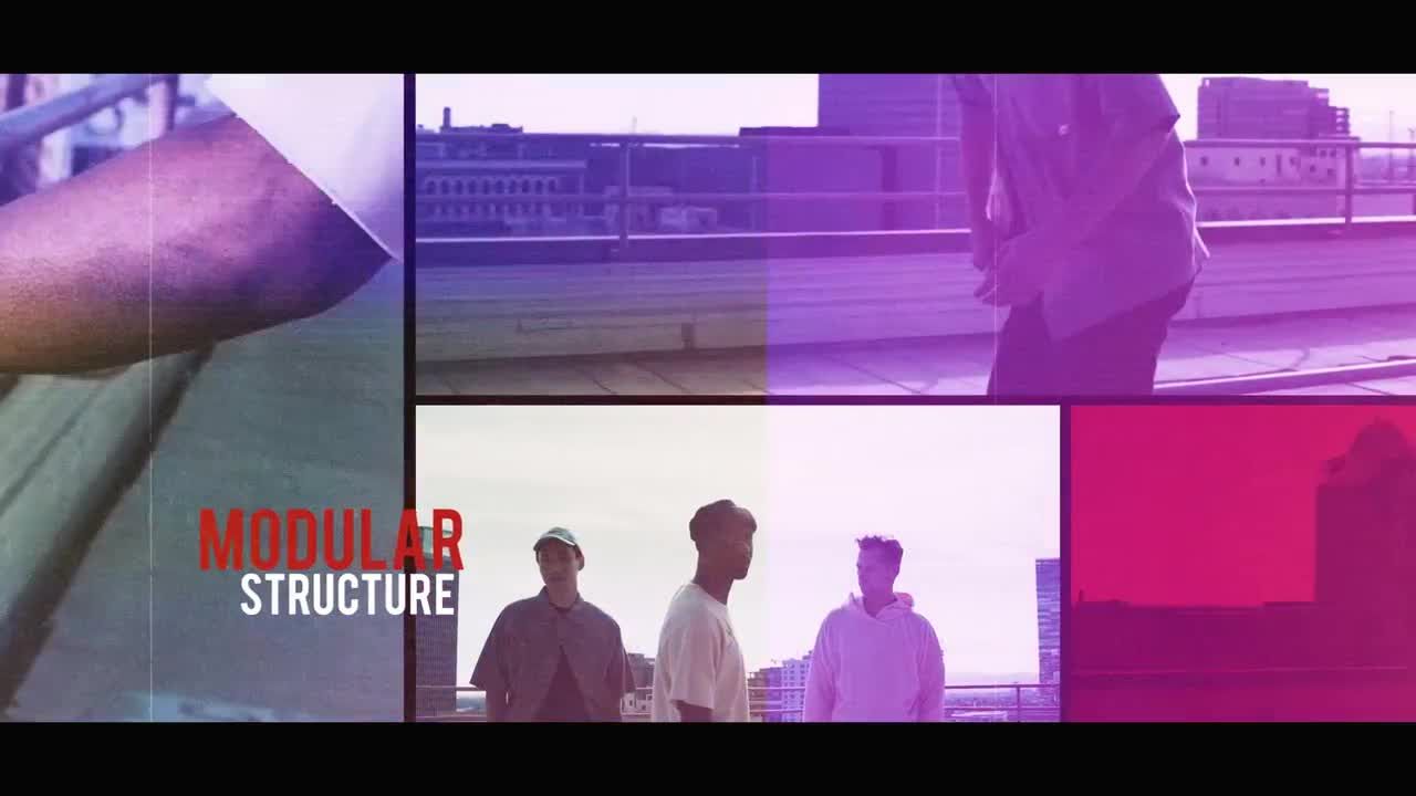 动态城市宣传动画时尚过渡素材库精选AE模板