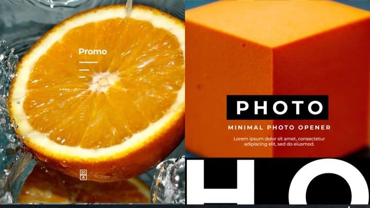 照片幻灯片文本动画ae模板