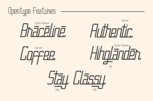 Braceline Duo Font插图1