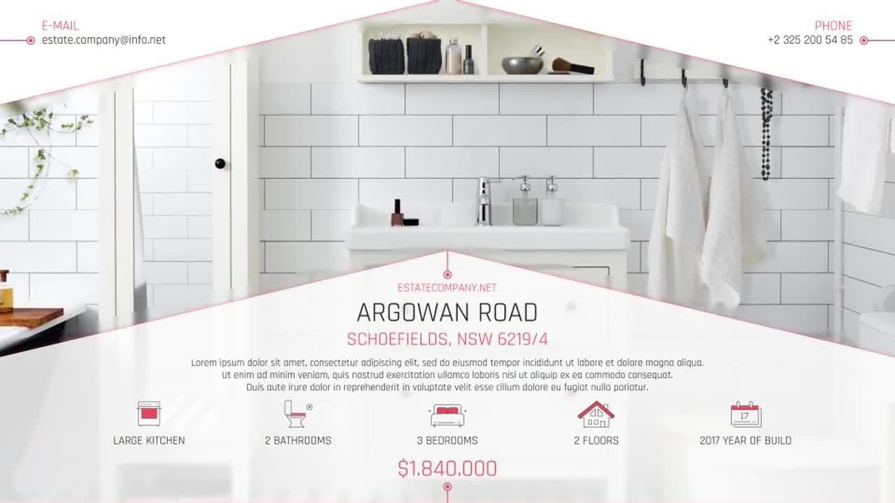 房地产清洁幻灯片素材库精选AE模板