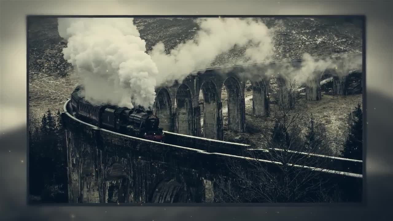 照片时尚过渡华丽展示素材库精选AE模板