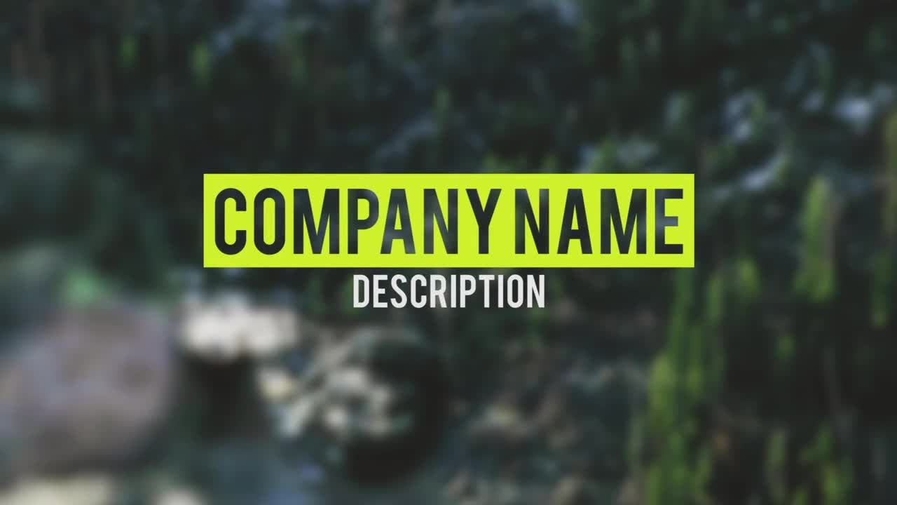 5个精美的动画排版标题素材库精选pr模板