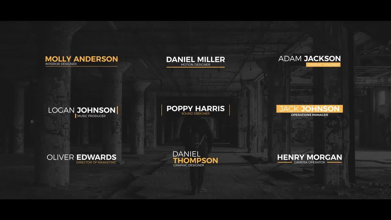 低三分之二动态动画素材库精选pr模板