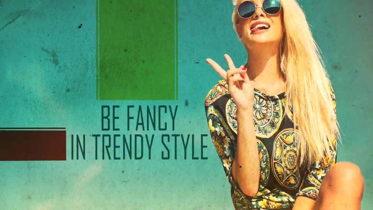 炫酷复古时尚促销活动素材库精选AE模板