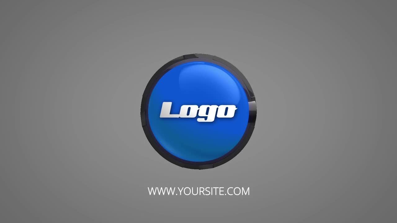 企业演示徽标显示素材库精选AE模板