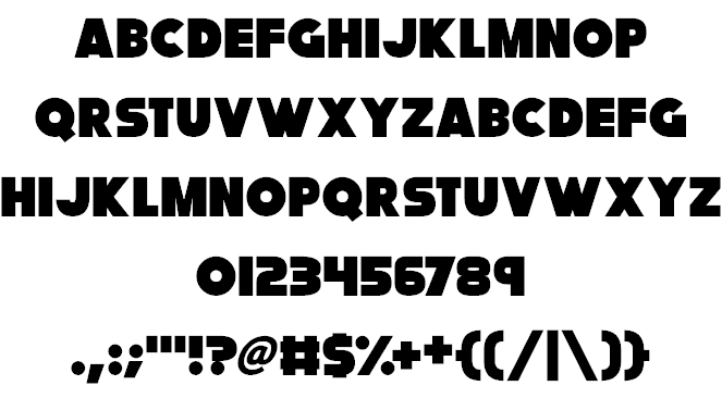 Fatcat font插图1 Fatcat font插图1