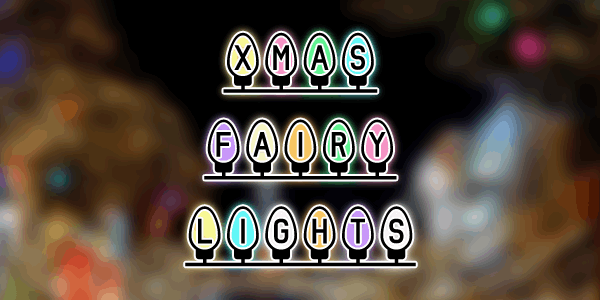 Xmas Fairy Lights font插图 Xmas Fairy Lights font插图