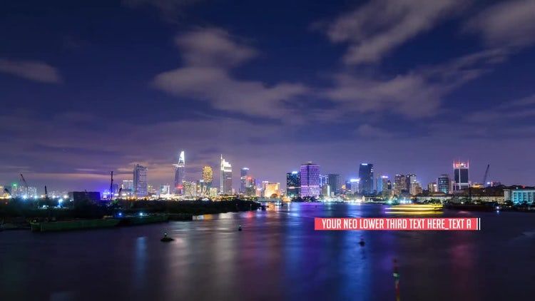 低三分之一或全屏标题动画素材库精选AE模板