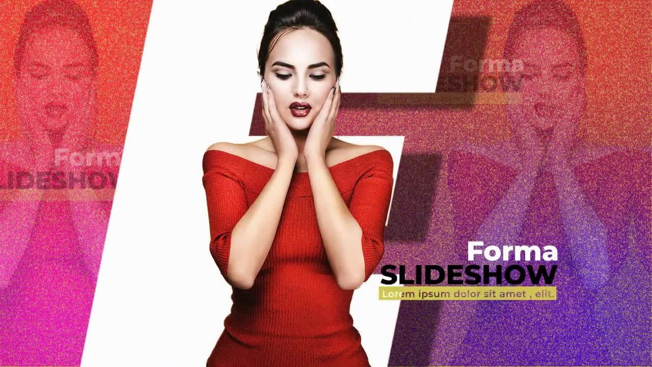 简洁多彩文本动画开场ae视频模板