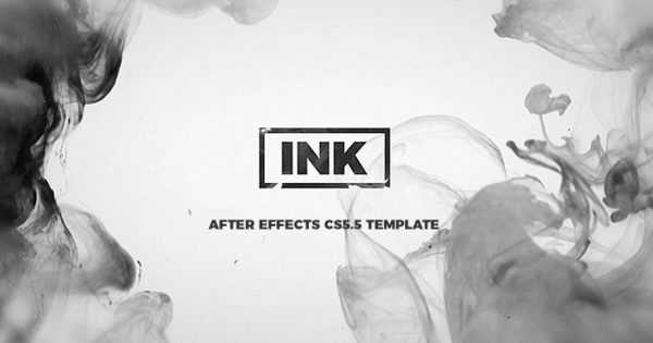 水墨风格视频标题/幻灯片视频素材库精选AE模板 INK Titles / Slideshow