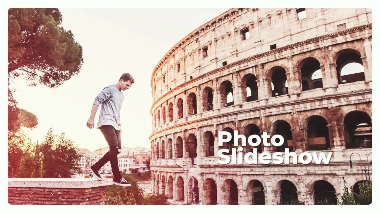 柔和漏光的时尚过渡照片幻灯片素材库精选PR模板