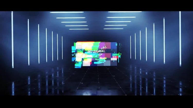 3D效果徽标ae模板