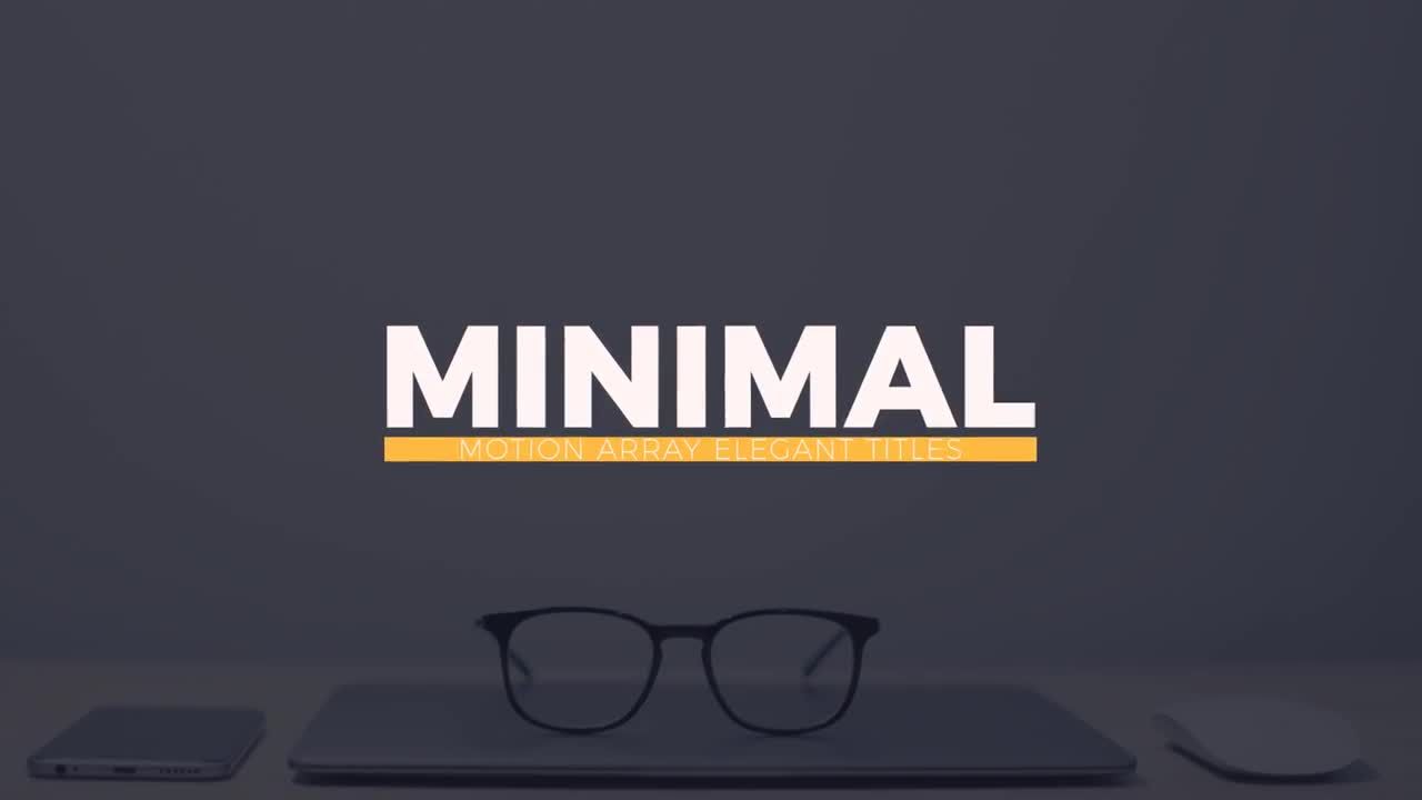 10个优雅的下三分之一企业全屏标题素材库精选AE模板