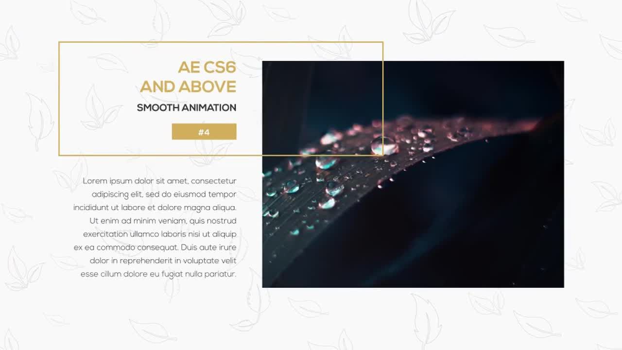 干净简洁的时尚广告幻灯片素材库精选AE模板